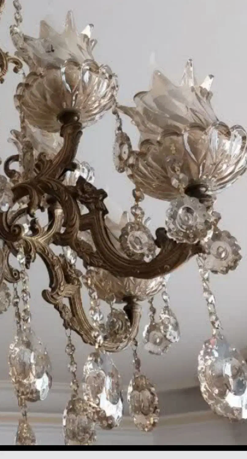 لوستر برنز شیک|لوستر و چراغ آویز|تبریز, |دیوار