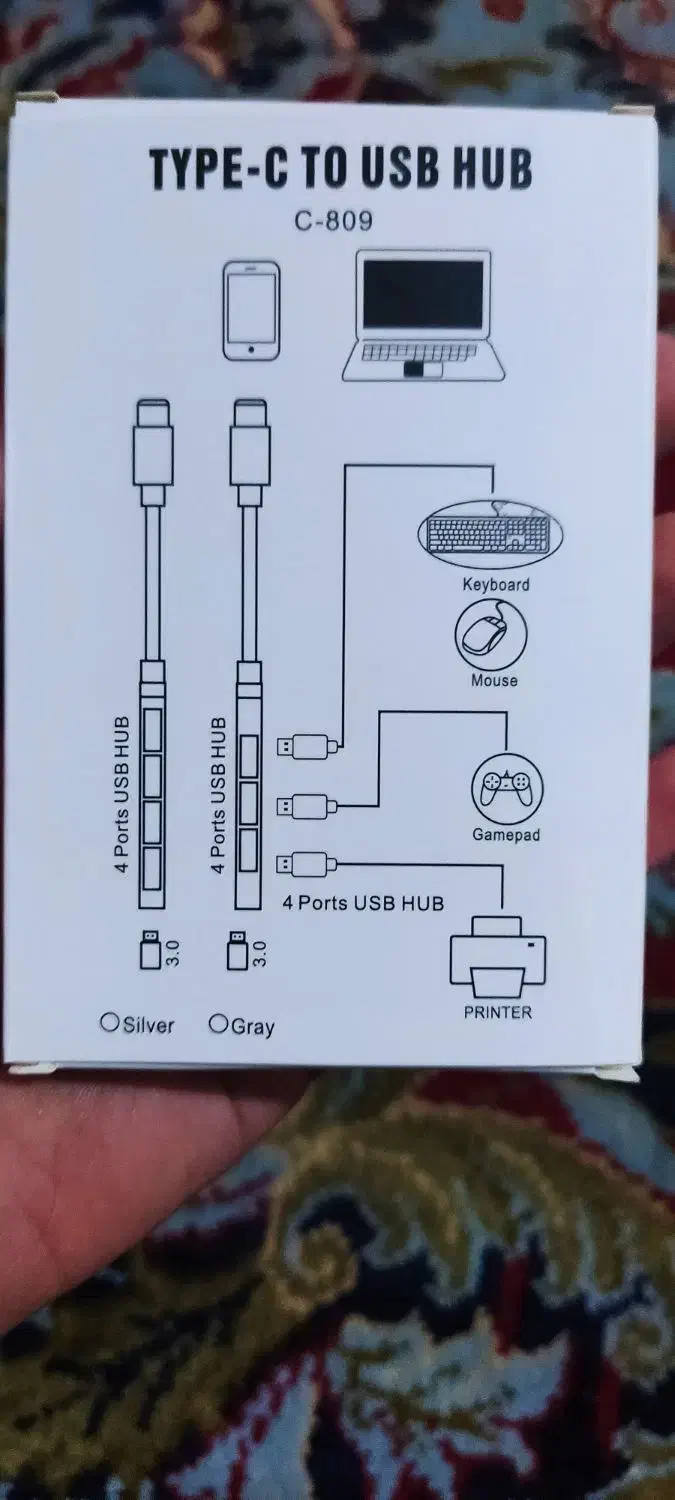 یو اس بی هاب تایپ C|لوازم جانبی موبایل و تبلت|زاهدان, |دیوار