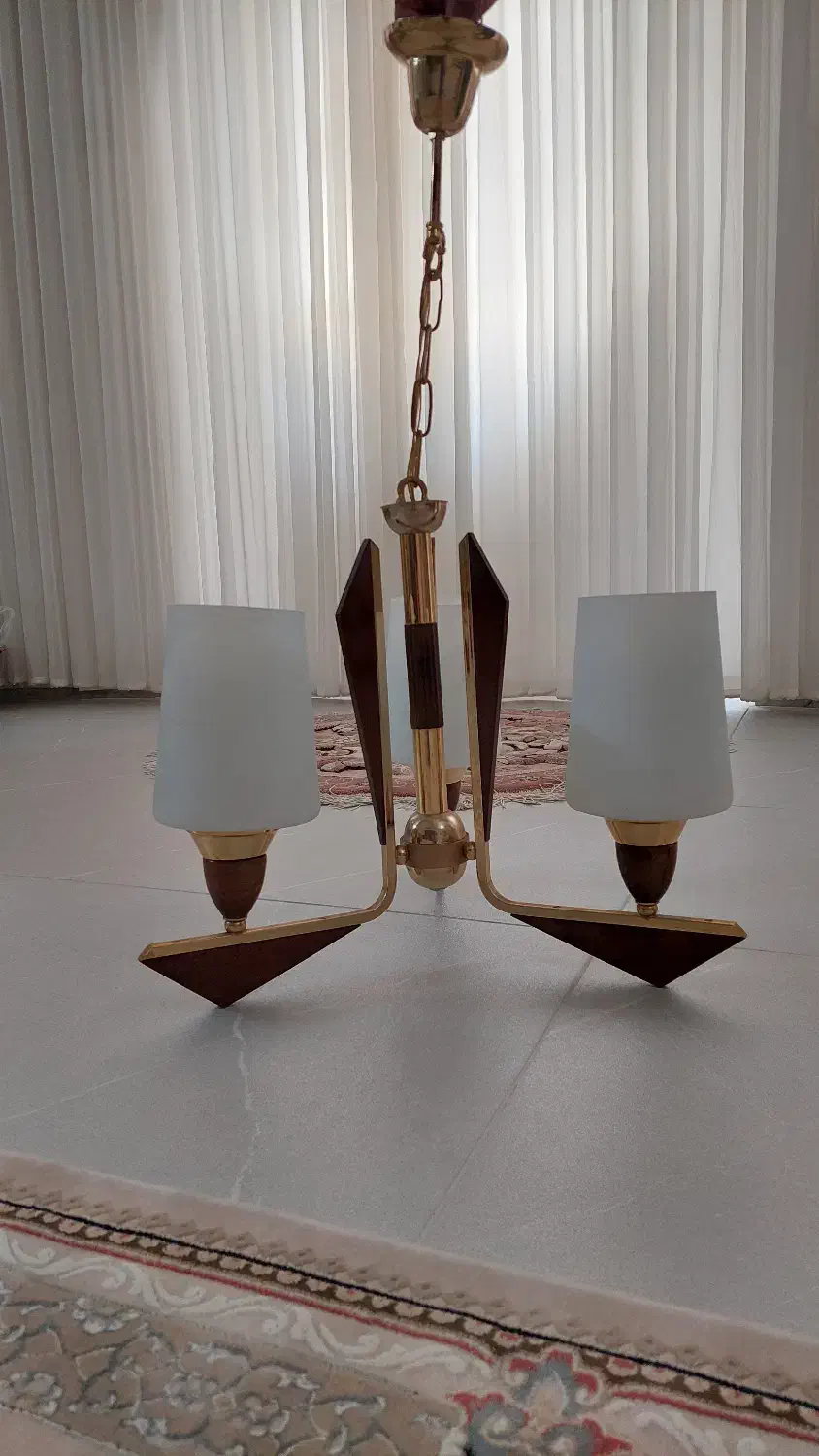 دو عدد لوستر|لوستر و چراغ آویز|کرمان, |دیوار