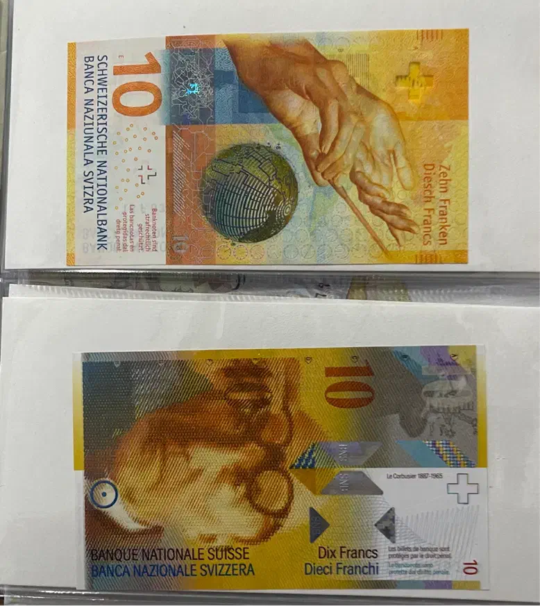 ست اسکناس کلکسیونی سوئیس|کلکسیون سکه، تمبر، اسکناس|تهران, آبشار|دیوار