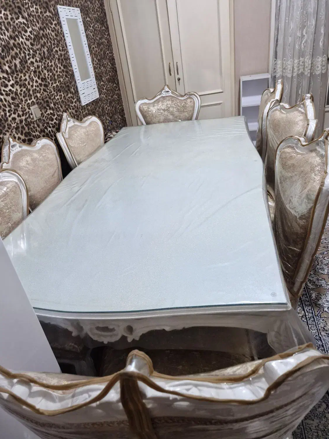 میز نهارخوری 8 نفره|میز و صندلی غذاخوری|تهران, قنات‌کوثر|دیوار