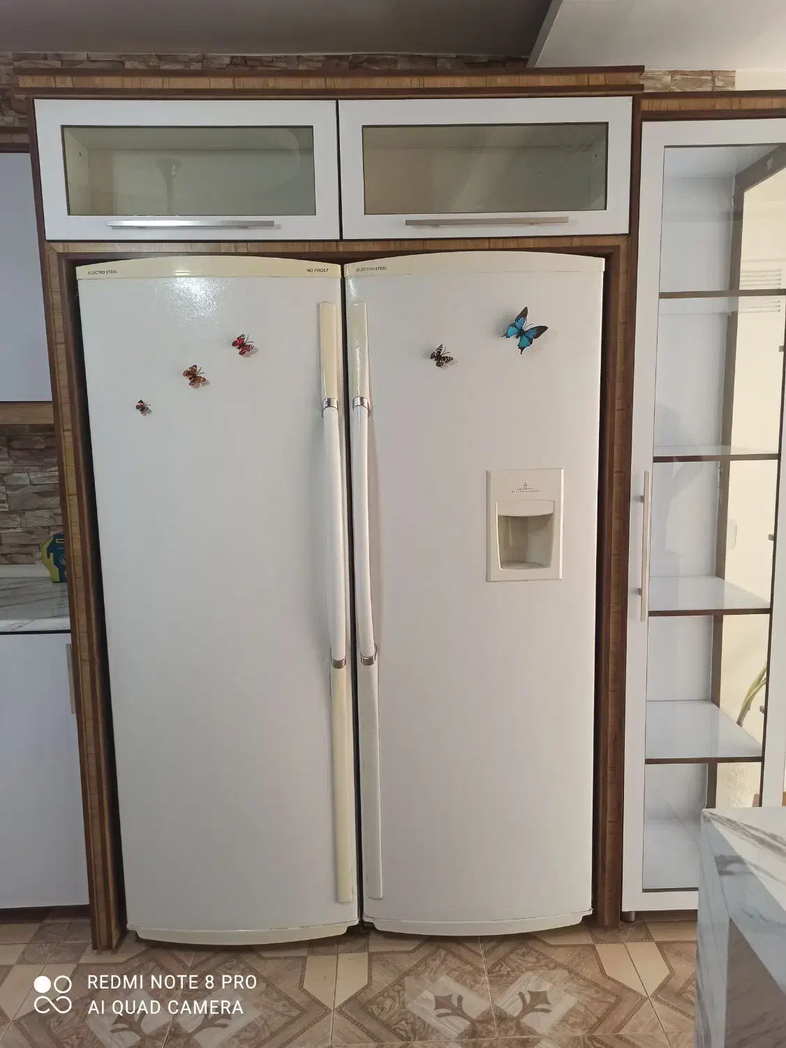 یخجال وفریزر الکترو استیل بدونه برفک|یخچال و فریزر|پیر بکران, |دیوار