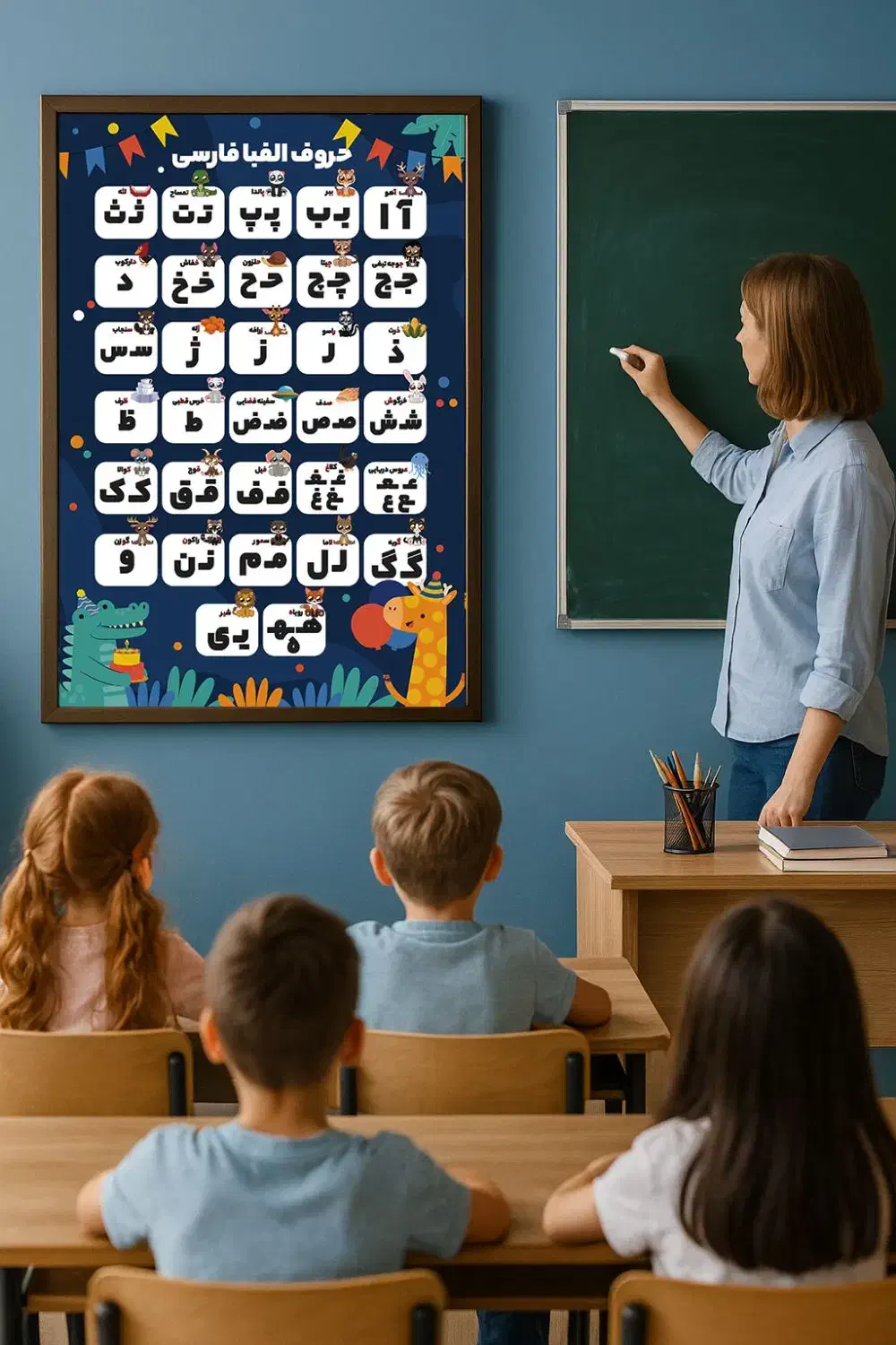 فرشینه کودک،فرشینه آموزشی،تابلوفرش سفارشی|فرش|میانه, |دیوار