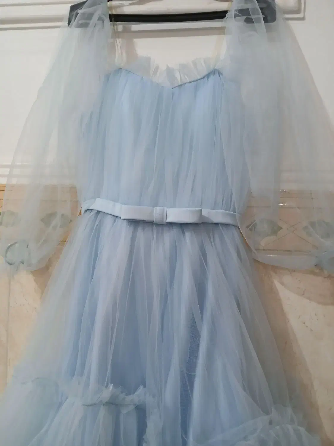 لباس پرنسسی آبی اسمونی|لباس|فامنین, |دیوار