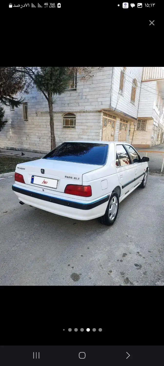 پژو پارس سفید|خودرو سواری و وانت|ملایر, |دیوار