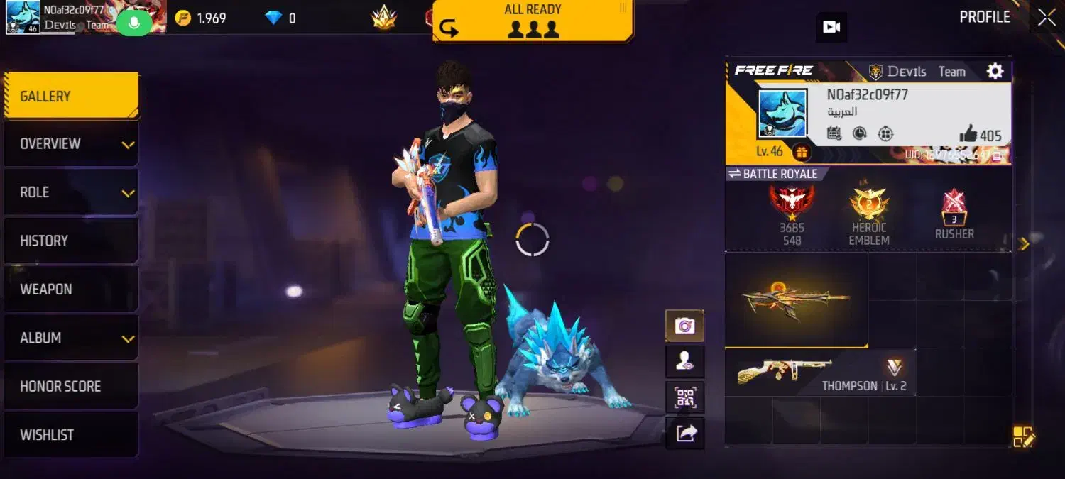 سلام اکانت فری فایر فقط 100  ۶00 جم خرج شود|کنسول، بازی ویدئویی و آنلاین|جیرفت, |دیوار