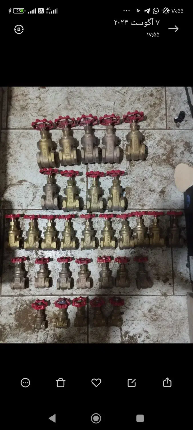 فروش مقداری شیرآلات و لوازم تاسیسات|مصالح و تجهیزات ساختمان|شیراز, کاراندیش|دیوار