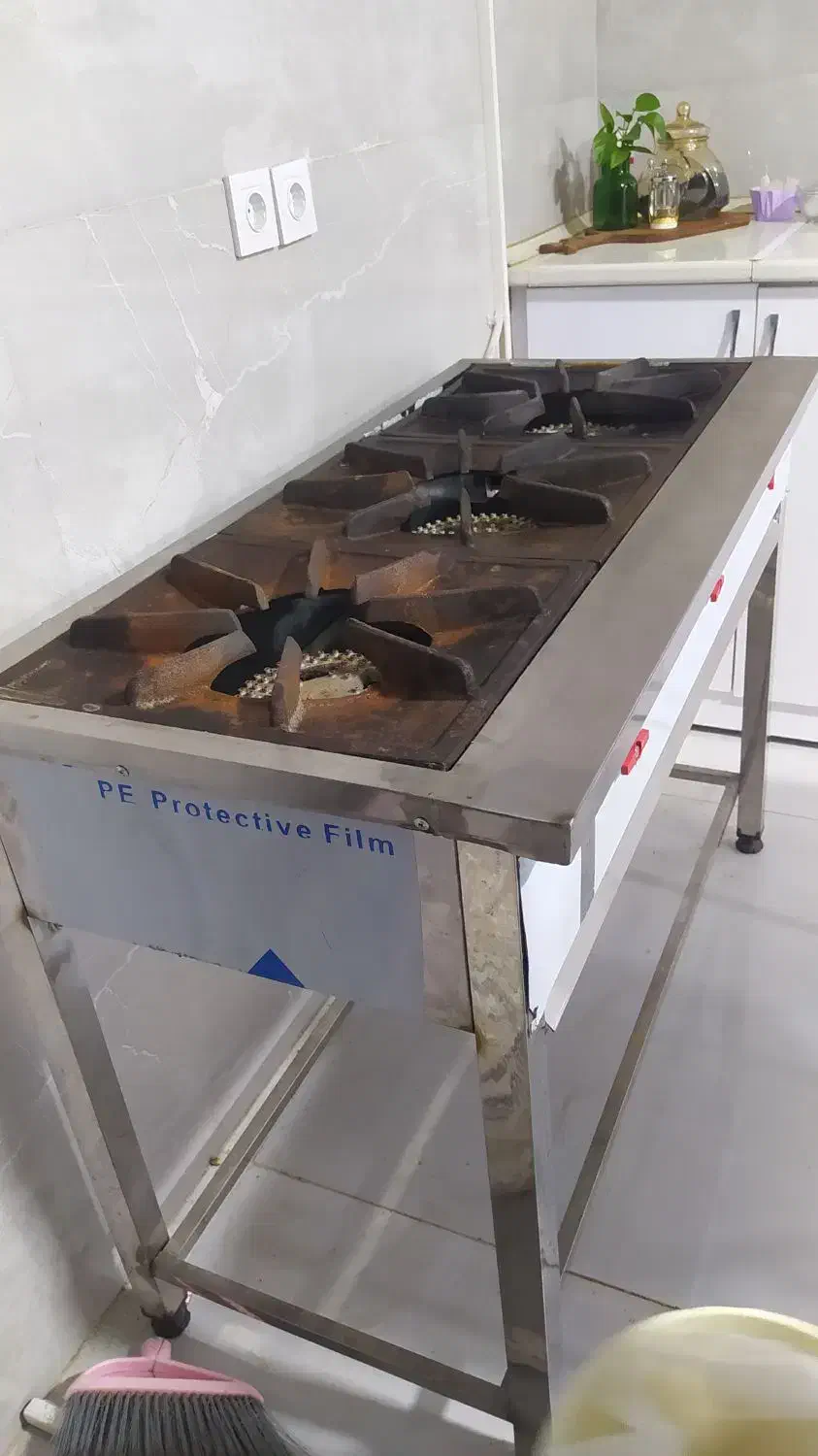 فروش کانتر گرم وگاز صنعتی خطی سه شعله|کافی‌شاپ و رستوران|الوند, |دیوار