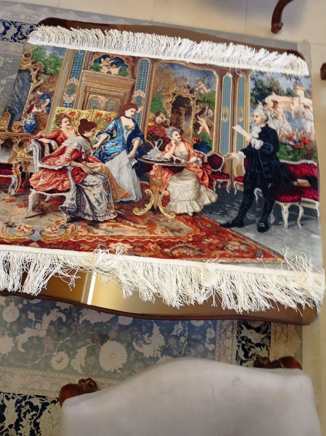 تابلو فرش دستبافت|تابلو فرش|کرج, دهقان ویلا|دیوار