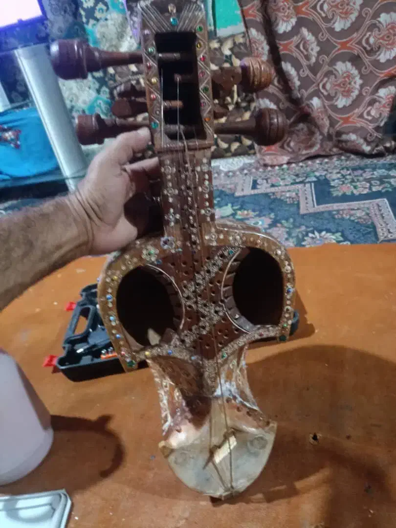 ساخت چنگ(قیچک، سروز) ازمبتدی تاپیشرفته|سازهای سنتی|بندرعباس, |دیوار