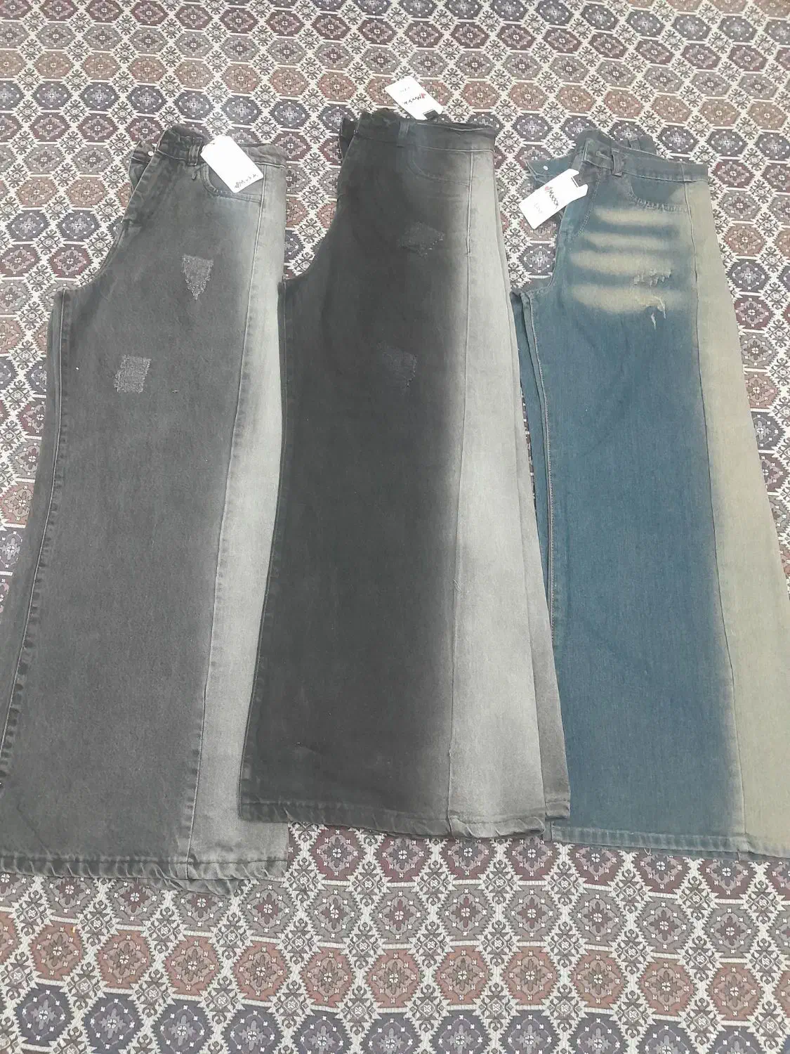 شلوار لی شافل بگ و دمپا|لباس|همدان, |دیوار