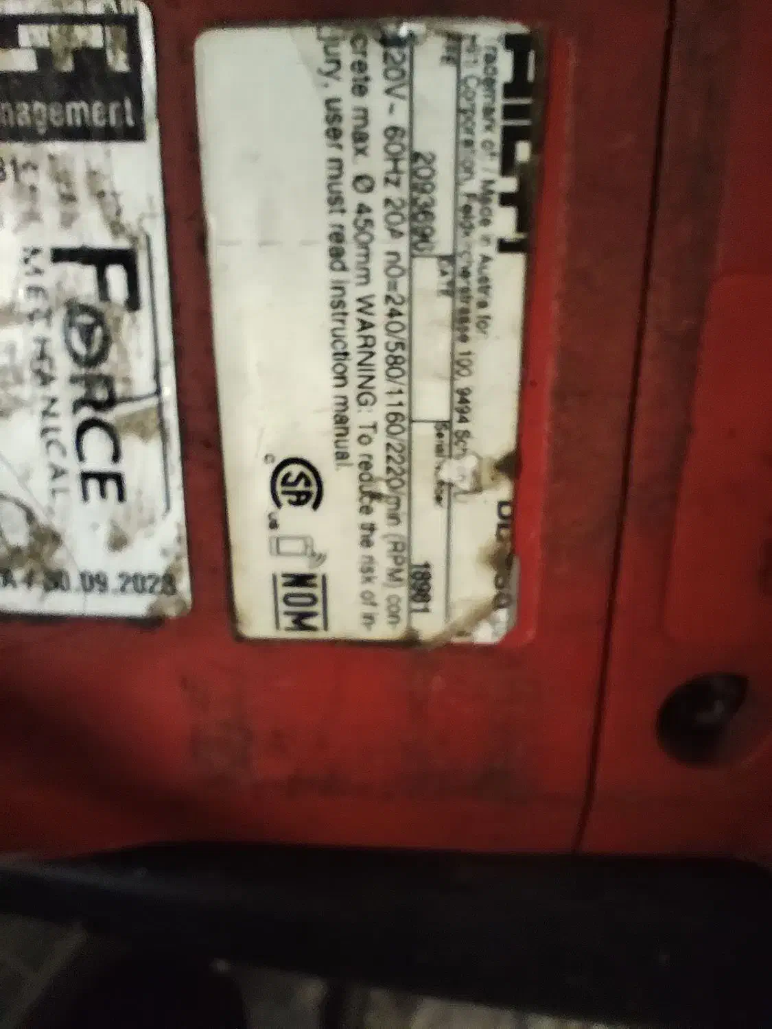 کرگیر DD 250 Hilti|ابزارآلات|تهران, شهرک آپادانا|دیوار