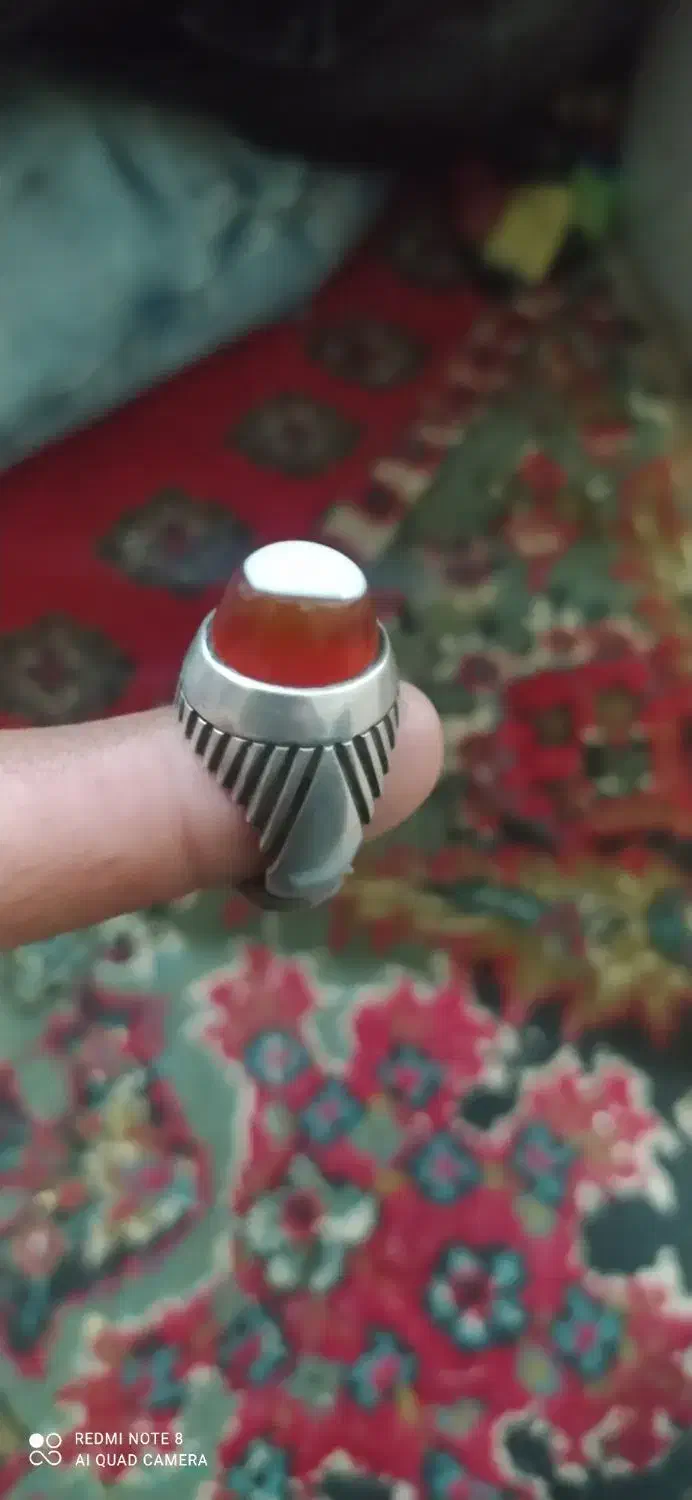 انگشت نقر 22گرم|کلکسیون اشیاء عتیقه|خواف, |دیوار