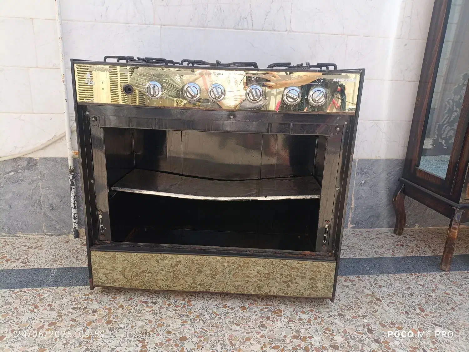 اجاق گاز پنج شعله باقیمت بسیارمناسب|اجاق گاز و لوازم برقی پخت‌وپز|کهک, |دیوار