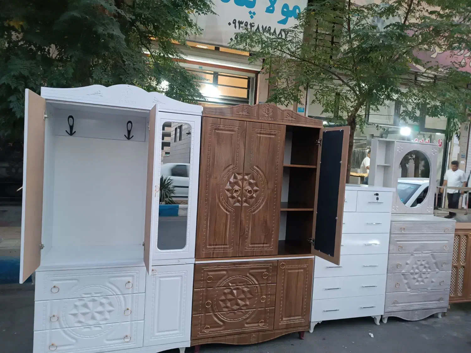 کمد ودراور منبران|جاکفشی، کمد، دراور|شهریار, شهریار|دیوار