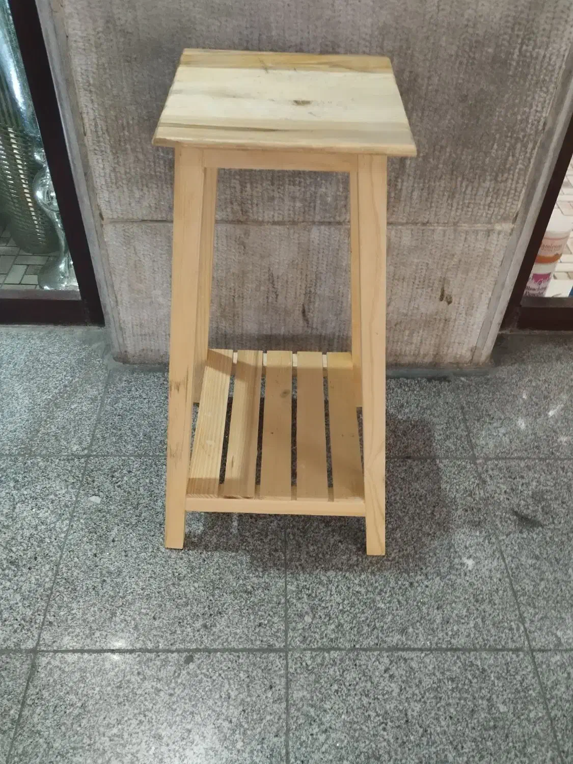 چهارپایه چوبی روس|صندلی و نیمکت|تهران, سازمان برنامه شمالی|دیوار