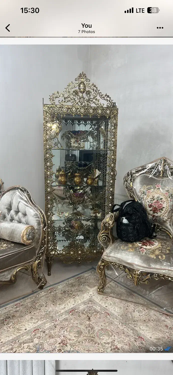 ویترین ،اینه کنسول ‌ساعت|بوفه، ویترین، کنسول|فردوسیه, |دیوار