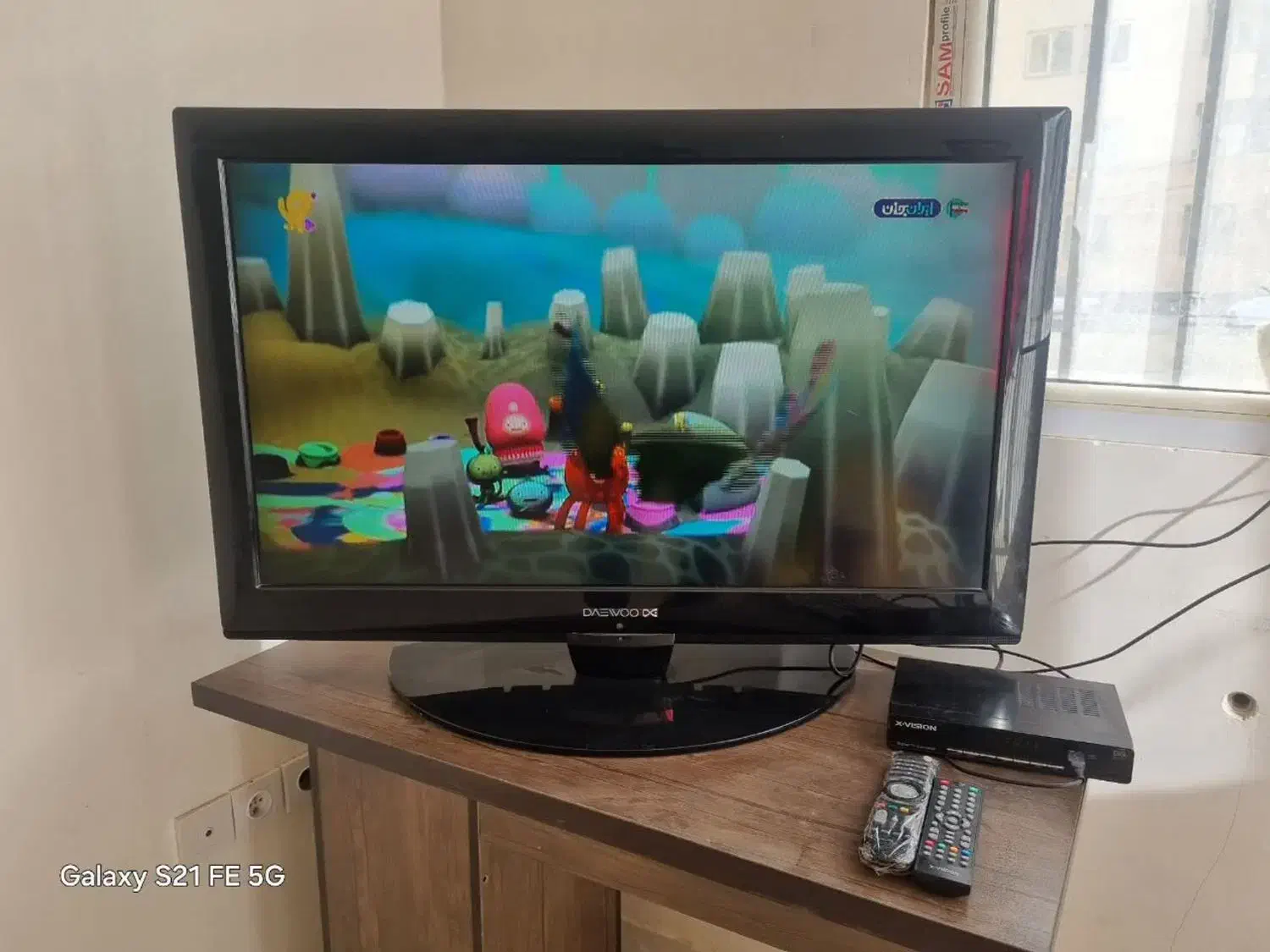 تلویزیون ال سی دی دوو ۳۷ اینچ|تلویزیون و پروژکتور|اراک, |دیوار