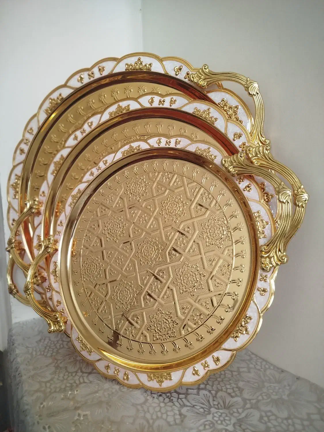 سینی سیلوربالبه طرح سرامیکی جدید|ظروف سرو و پذیرایی|آذرشهر, |دیوار