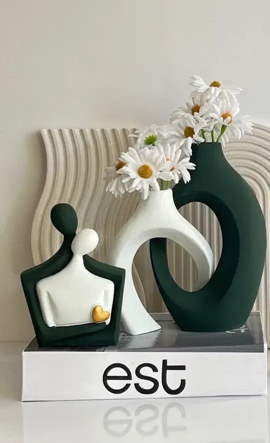 گلدان دوقلو و ...|صنایع دستی و سایر لوازم تزئینی|تاکستان, |دیوار