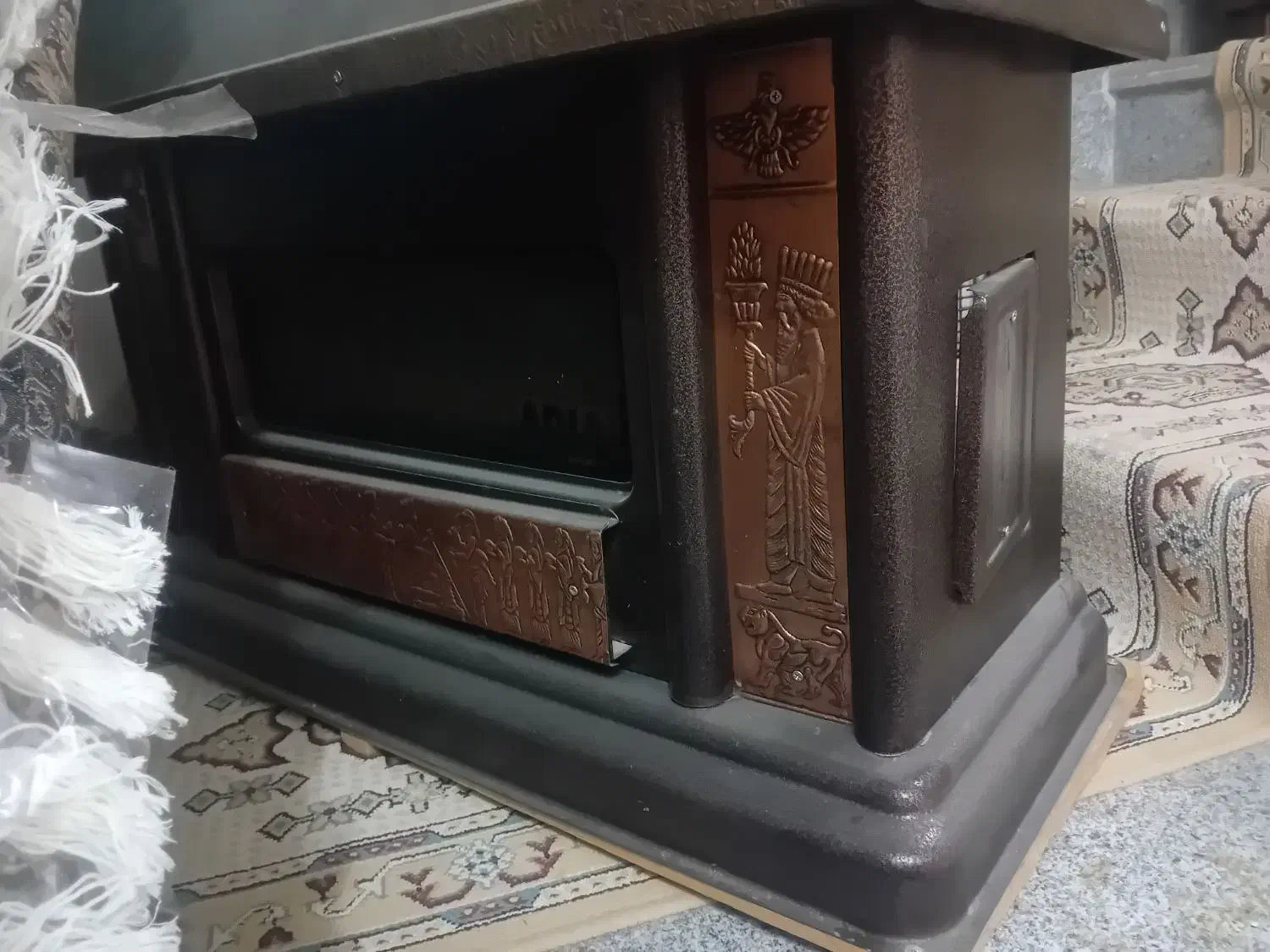 بخاری طرح شومینه|بخاری، هیتر، شومینه|تربتحیدریه, منصوریه|دیوار