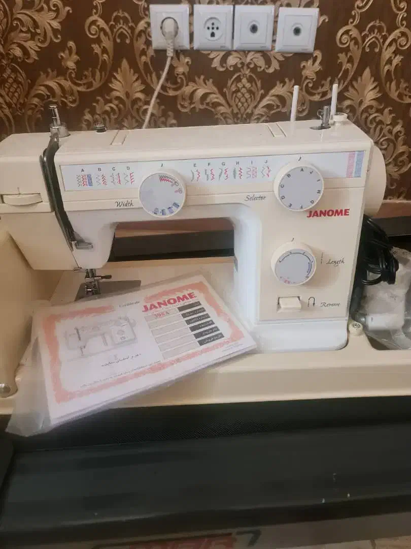 چرخ خیاطی ژانومه a395|چرخ خیاطی و ریسندگی|رشت, رودباری|دیوار