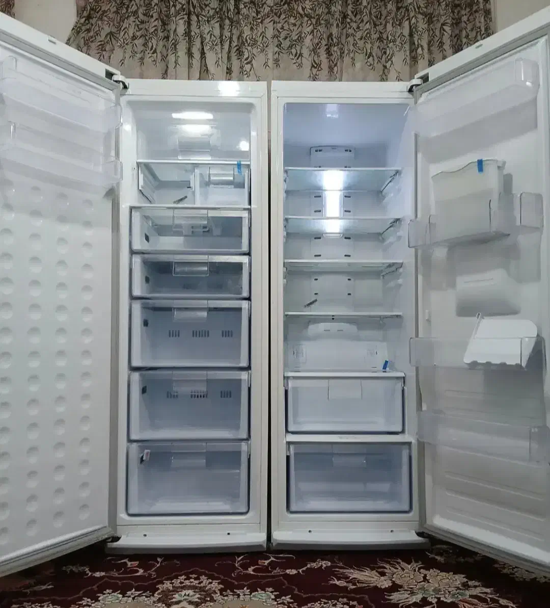 یخچال و فریزر دوقلوی سامسونگ اصل کره|یخچال و فریزر|خاوران, |دیوار