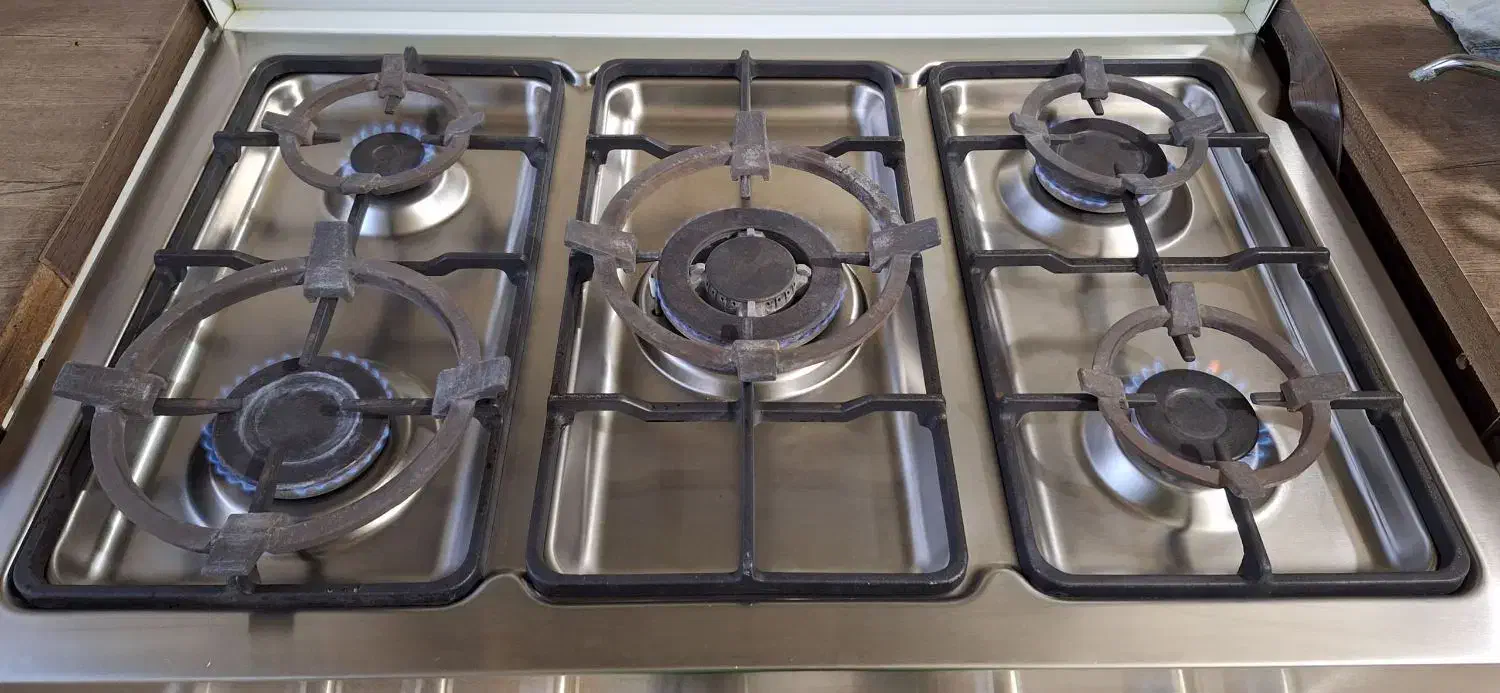 فرگاز ۵ شعله تاکنوگاز دو فره ایتالیایی|اجاق گاز و لوازم برقی پختوپز|خرمآباد, |دیوار