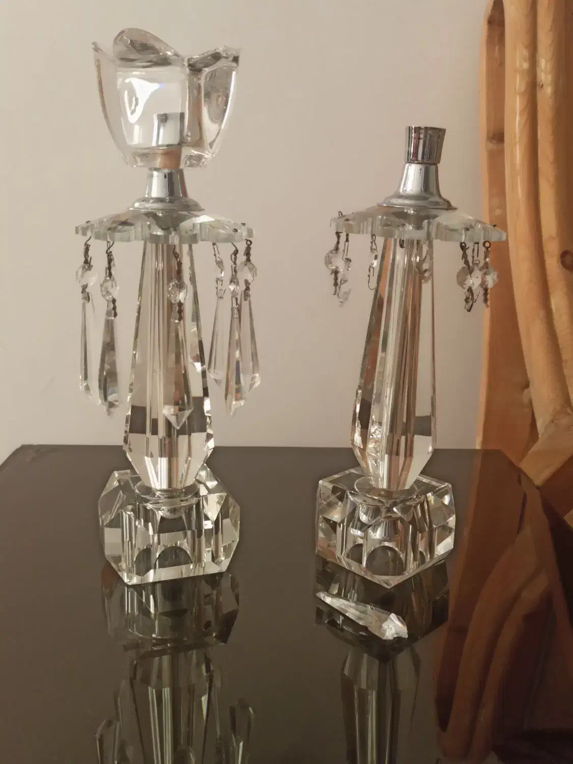 شمعدان کریستالی|لوستر و چراغ آویز|ارومیه, |دیوار