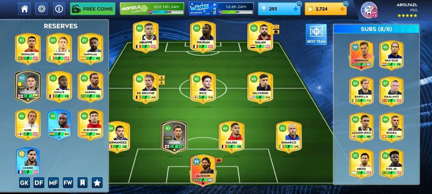 دریم لیگ|کنسول، بازی ویدئویی و آنلاین|خوی, |دیوار