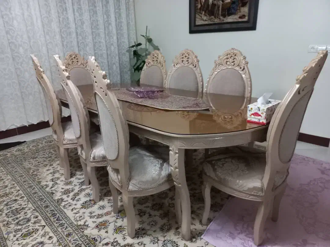 مبل نهار خوری|میز و صندلی غذاخوری|کنگاور, |دیوار