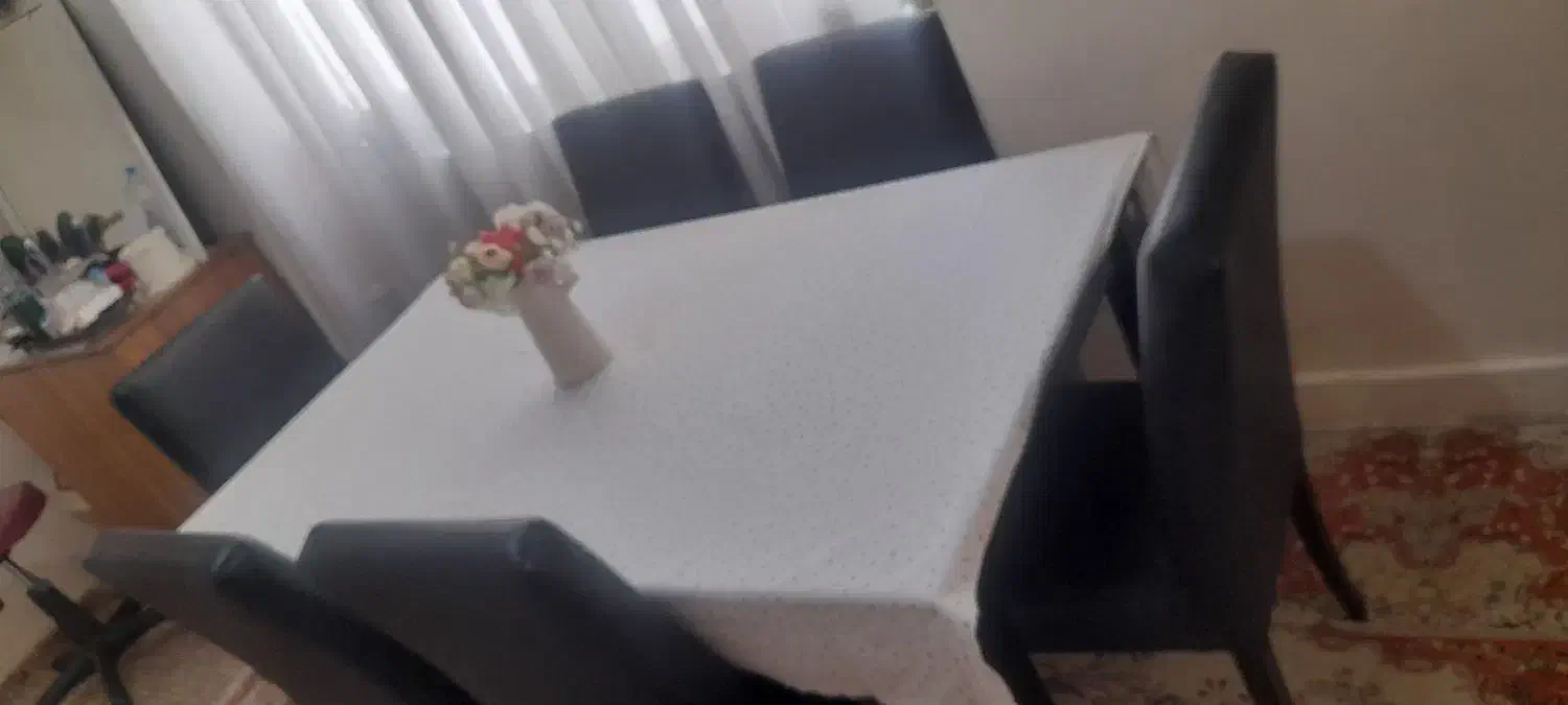 میز نهارخوری شش نفره|میز و صندلی غذاخوری|رزن, |دیوار