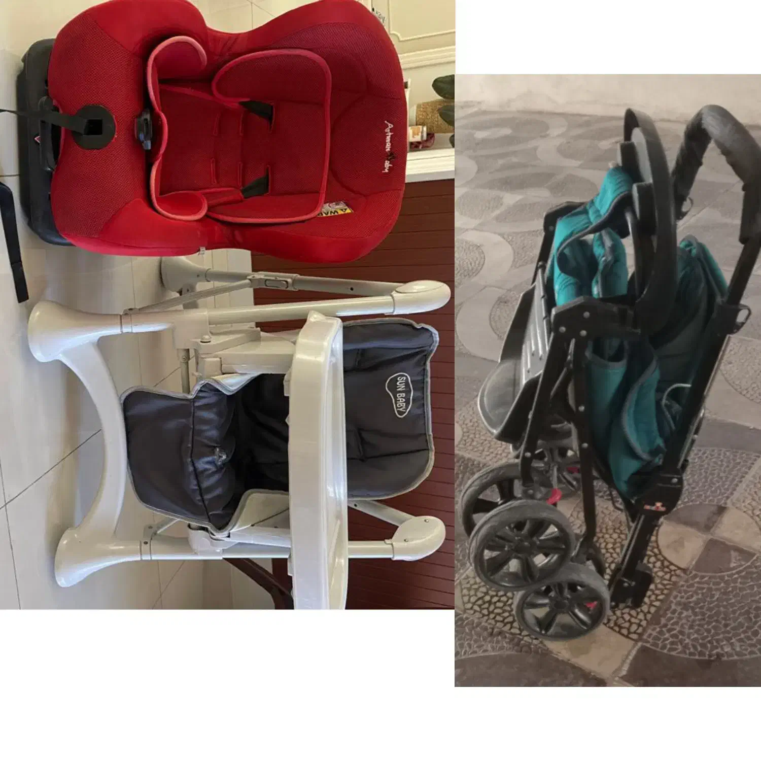 صندلی غذا و ماشینو کالسکه|کالسکه و لوازم جانبی|گرگان, |دیوار