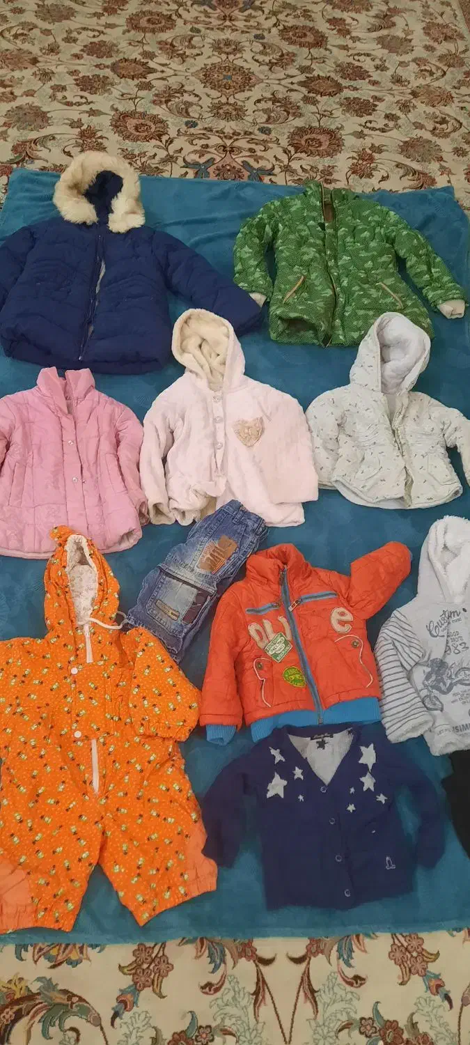 کاپشن دخترانه پسرانه کافشن ژاکت شلوار از ۲۰ تا ۱۵۰|کفش و لباس بچه|مشهد, طلاب|دیوار