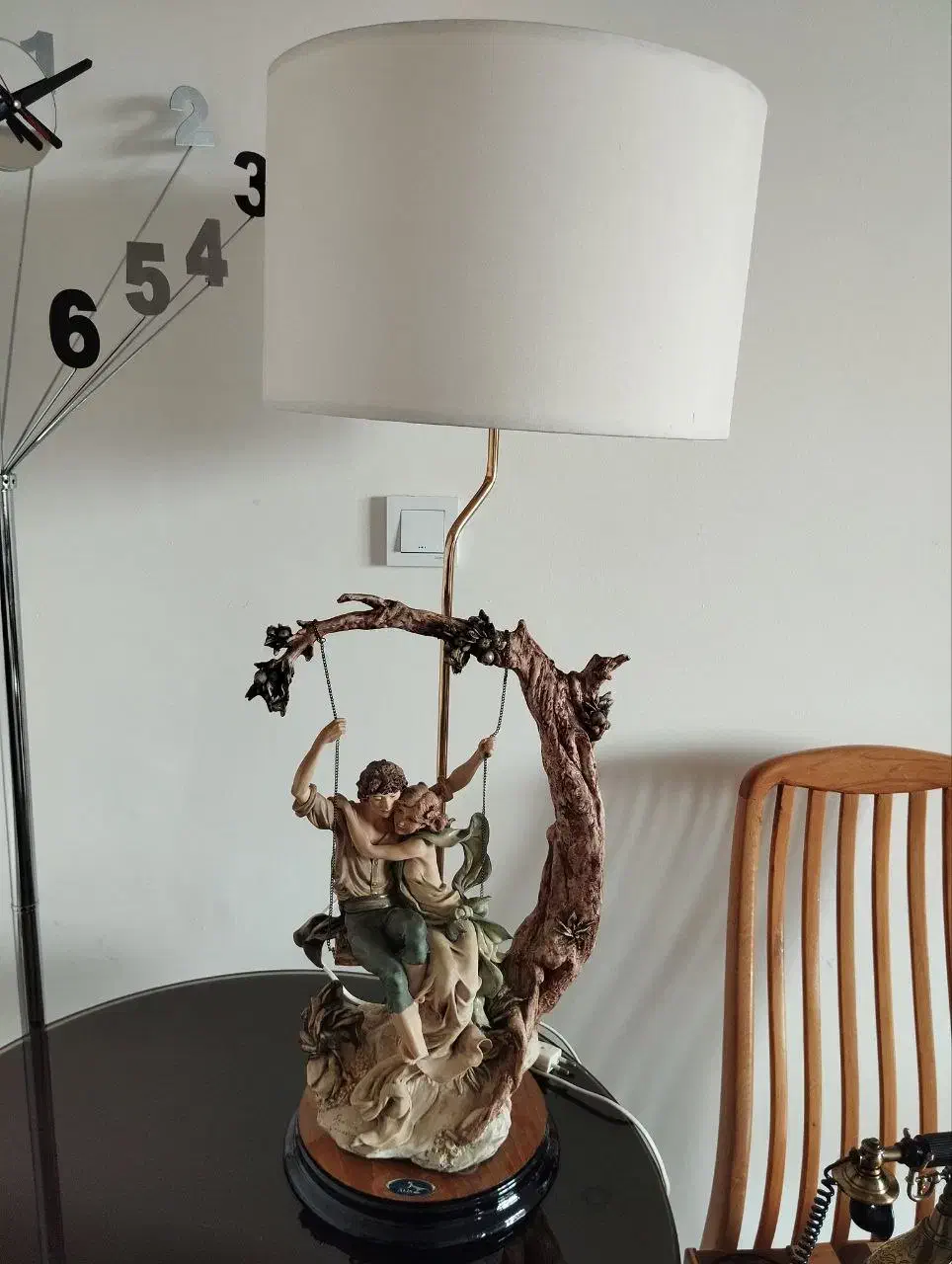 فروش آبنما و آباژور کتابخانه ساعت دیواری تزیینی|چراغ خواب و آباژور|دماوند, گیلاوند|دیوار