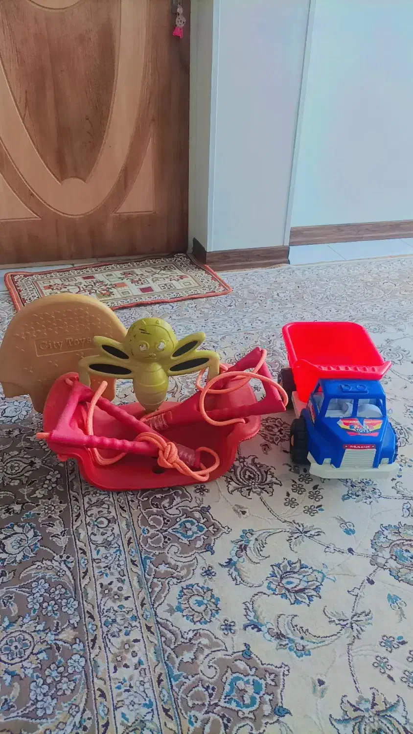 تاب کودک وماشین|اسباب‌بازی بچه|خمینی‌شهر, |دیوار