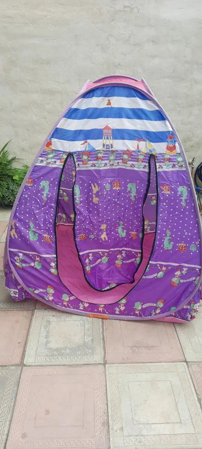 چادر بازی دخترانه|اسباب و اثاث بچه|بندر انزلی, پرستار|دیوار