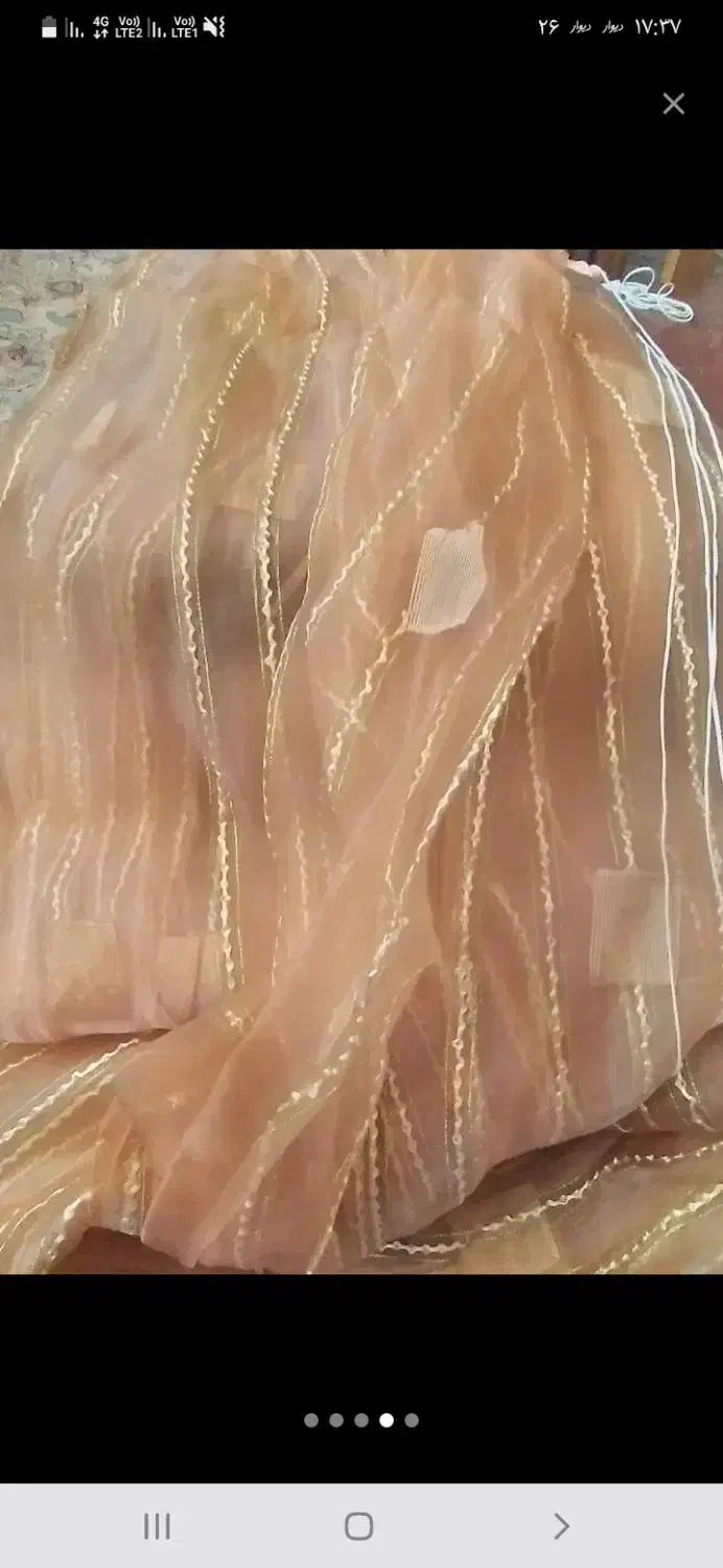 پرده حریر|پرده، رانر، رومیزی|تهران, شهرک استقلال|دیوار