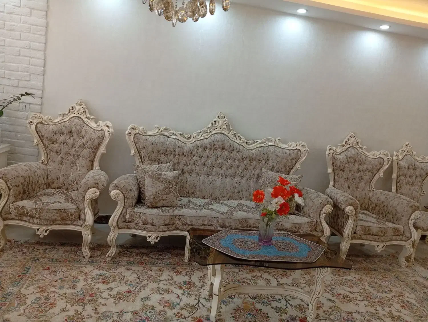 مبل سلطنتی|مبلمان خانگی و میز عسلی|قزوین, |دیوار