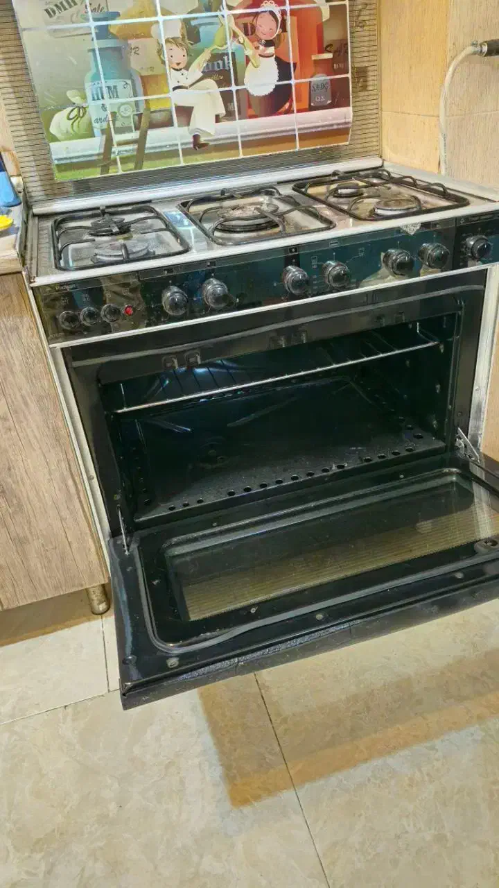 گاز 5 شعله فر دار و جوجه گردان|اجاق گاز و لوازم برقی پختوپز|ساری, |دیوار