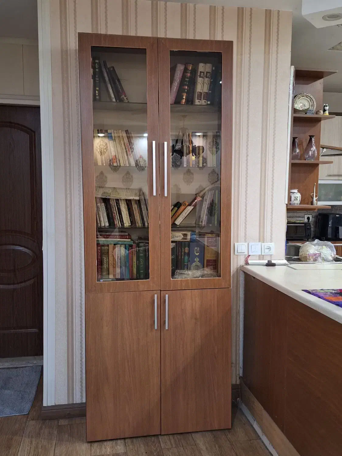 کتابخانه MDF اتریشی|کتابخانه، شلف، قفسه‌های دیواری|تهران, ارم|دیوار