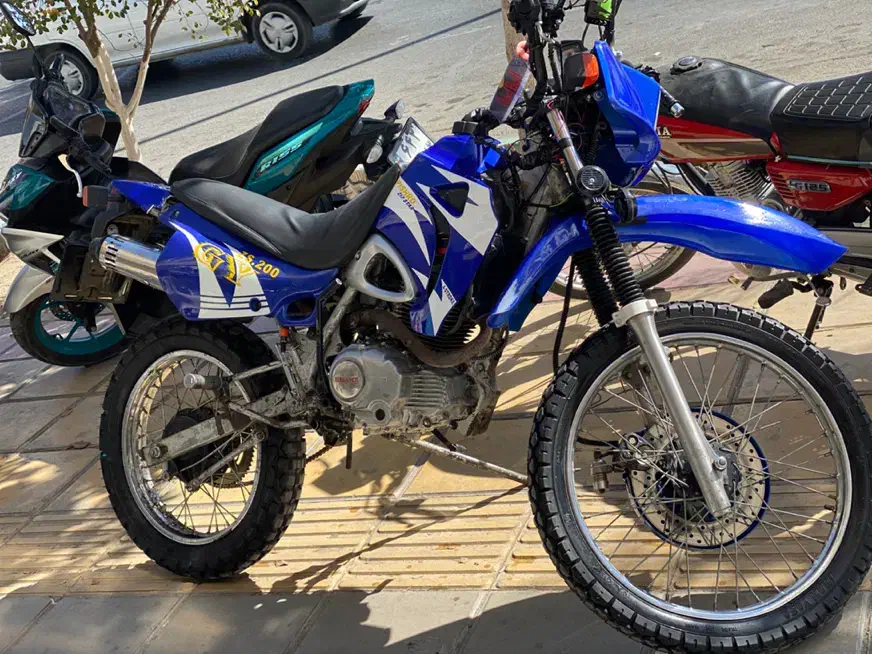 موتور تریل تلاش اقساطی|موتورسیکلت|یزد, |دیوار