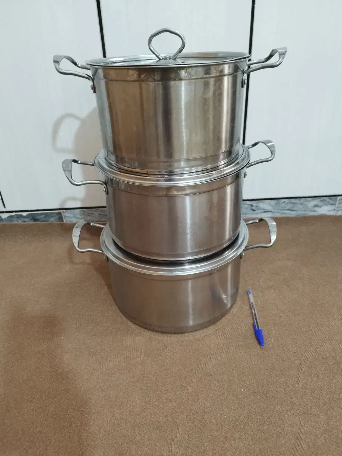 قابلمه استیل|ظروف پخت‌وپز|کنگاور, |دیوار