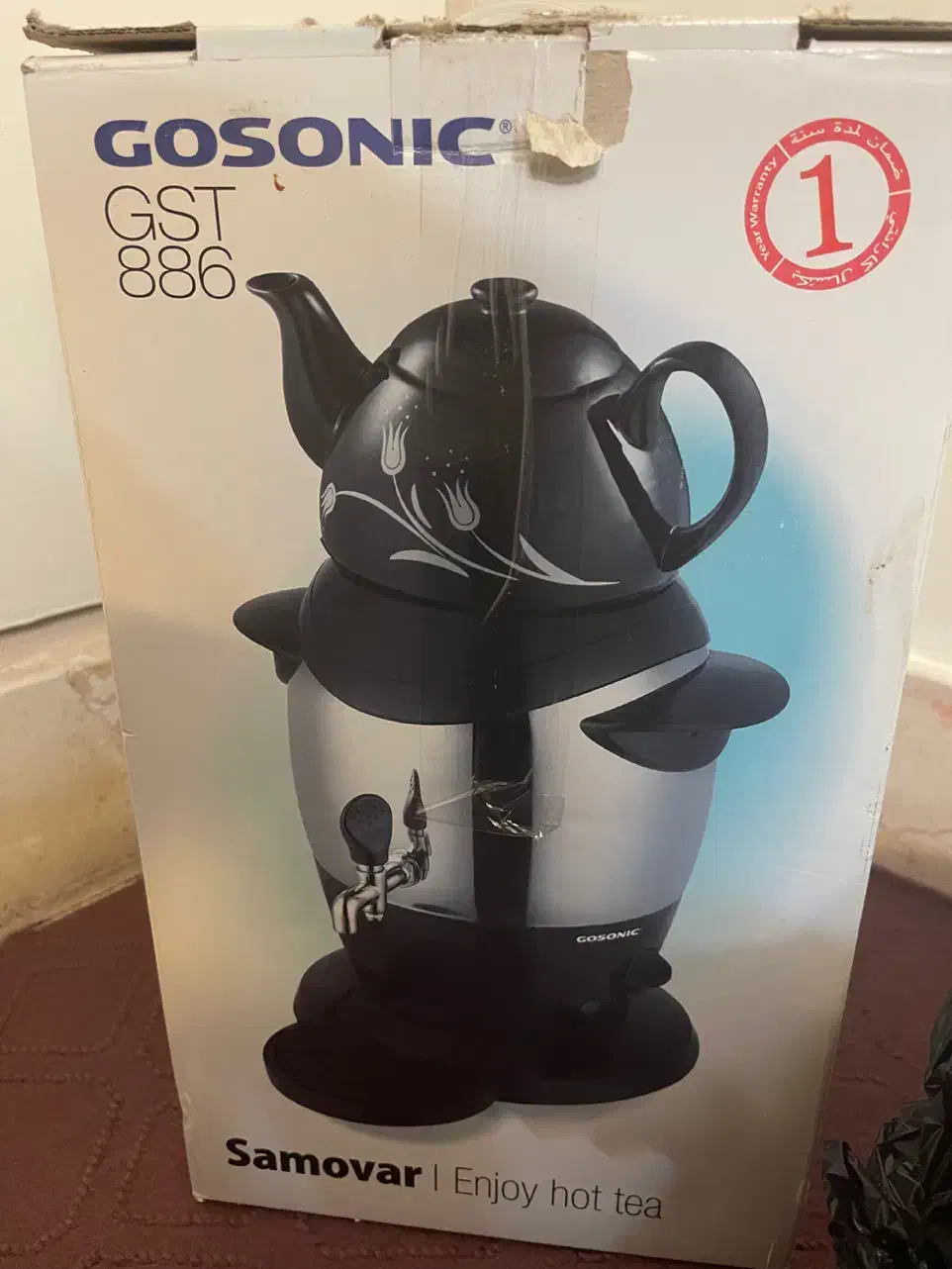 سماورربرقی گاسونیک۳لیتری|سماور، چای‌ساز، قهوه‌ساز|اصفهان, احمدآباد|دیوار