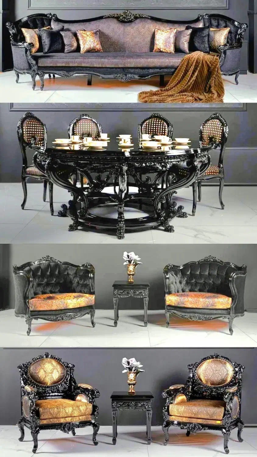 مبل سلطنتی آستانه خرچنگی رهنورد مدل خاص+اقساط|مبلمان خانگی و میز عسلی|مشهد, کوه سنگی|دیوار