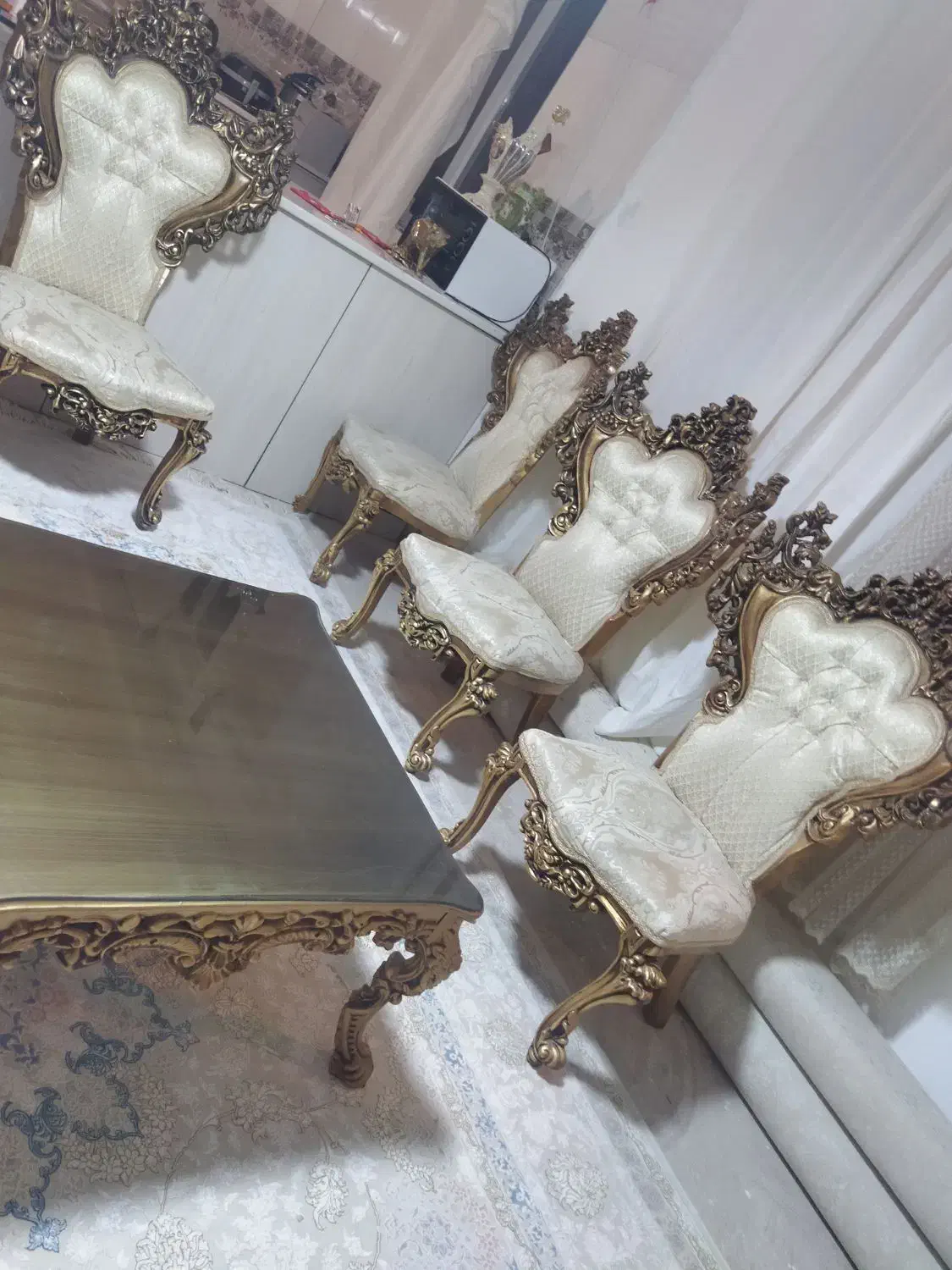 4عددصندلی|میز و صندلی غذاخوری|ابهر, |دیوار