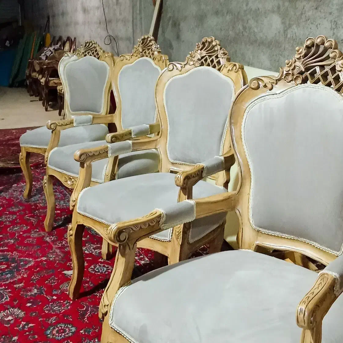 مبل سلطنتی 9 نفره|مبلمان خانگی و میز عسلی|آق قلا, |دیوار