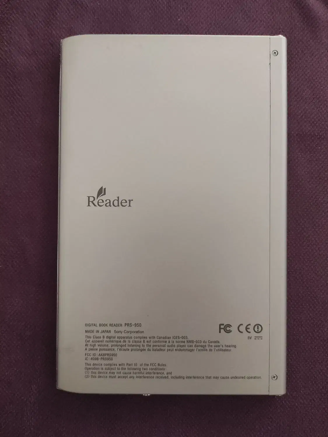 کتابخوان الکترونیک (ایبوک ریدر) 7 اینچ Sony PRS950|تبلت|تهران, بلوار کشاورز|دیوار