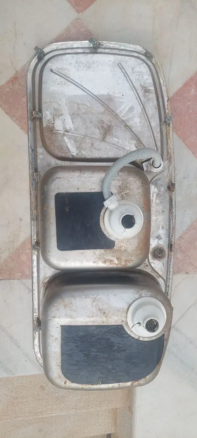 سینک ظرفشویی تو کار اخوان|آب‌چکان و نظم‌دهنده ظروف|شیراز, شهرک قمشه|دیوار