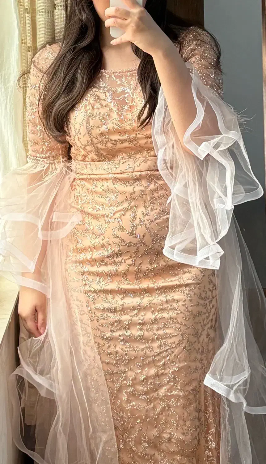 پیراهن مجلسی بلند مدل دو دامنه|لباس|تالش, هشتپر|دیوار